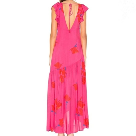 Free People Hibiscus Maxi Dress. Size: 12 - Picture 2 of 8